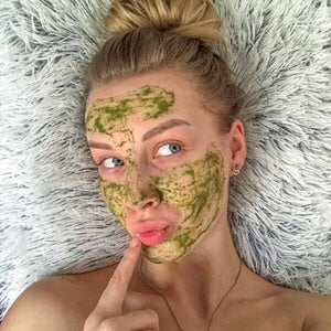 MARK Green Tea Face Mask- neem fa  kivonattal