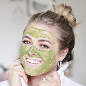 MARK Green Tea Face Mask- neem fa  kivonattal